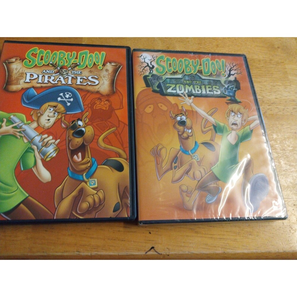 Lot of 2 Scooby-Doo DVD's Zombies & Pirates
